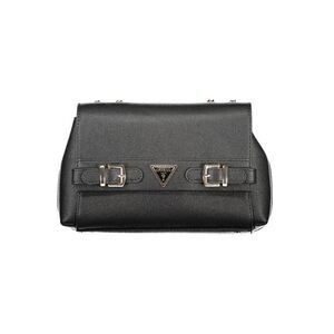 Guess Jeans Black Polyurethane Women Women's Handbag